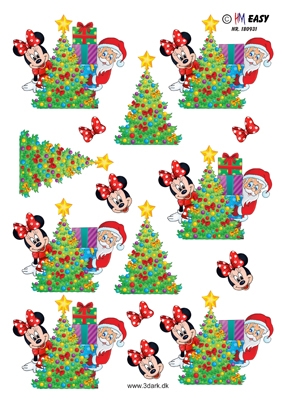  3D Minnie og julemanden